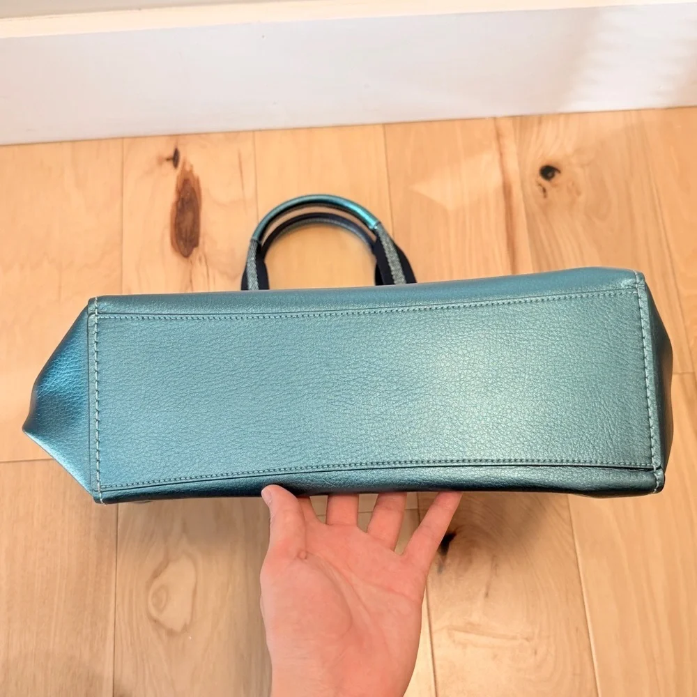 Coach Derby Metallic Tote Bag